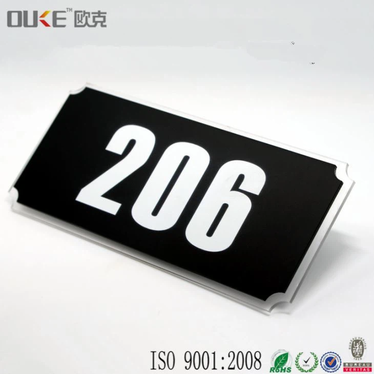Blank Engraved Acrylic Office Door Signs