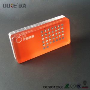 Acrylic 'ISjaH Holder DIlmeH Huv QaQ Desk ngev
