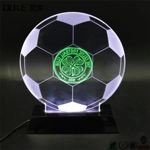 Kína Hreinsa 3D Visual Acrylic LED Night Ljós-Akríl LED Ljós Lampur Skjár