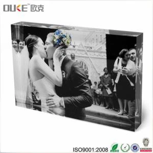 Kína Birgjar Sérstök Hot Sölu Acrylic Block Rammar Akríl Logo Rammar Clear Plast Blokkir Heildverslun