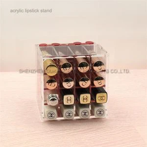 Sérsniðin Plast Makeup Handhafi Safn Lipstick Akríl Makeup Geymsla