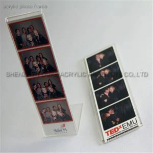 Hot sölu á Amazon Magn Strip Acrylic 2 X 6 Photo Booth Frames Heildverslun