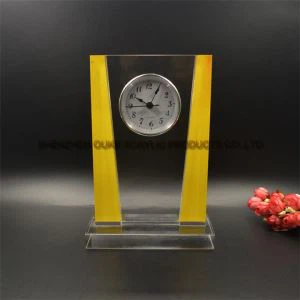 Framleiðandi Sala Unique Modern Skrifborð Bedside Klukka Akríl Tafla Klukka