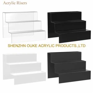 Hreinsa Umferð Acryl Skjár Stand Akrýl Skjár Riser Akríl Shop Skjár