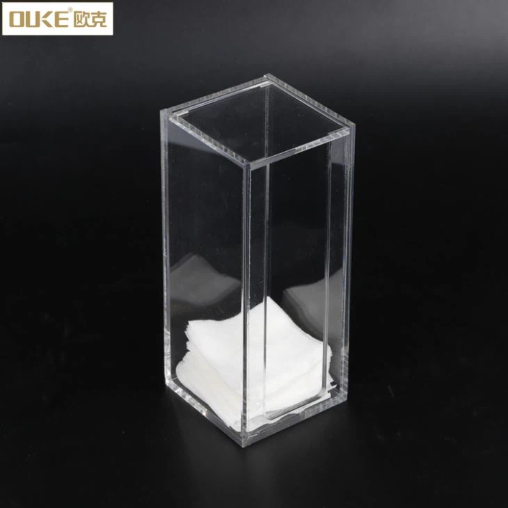 Custom Rectangle Clear Acrylic Storage Box