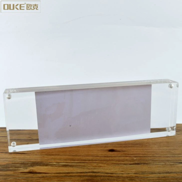 Rectangle Mini Plastic Acrylic Photo Frame