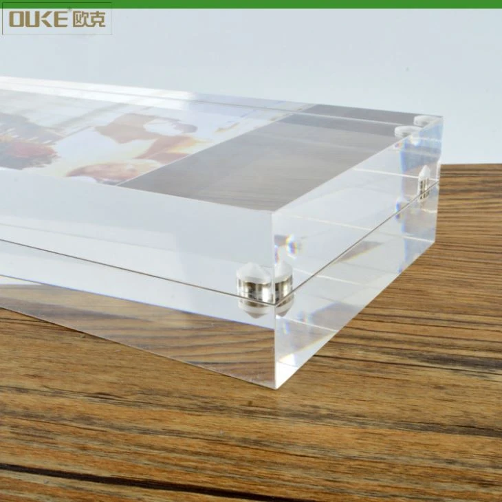 Rectangle Mini Plastic Acrylic Photo Frame
