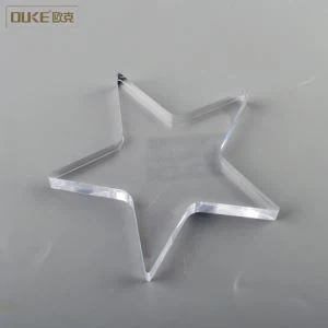 Tíska Fimm stjörnur Lagaður Grætt Acryl Block