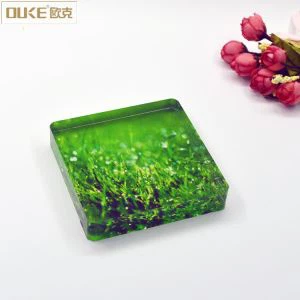 Hot Selja Litur Solid Acrylic Block Frame