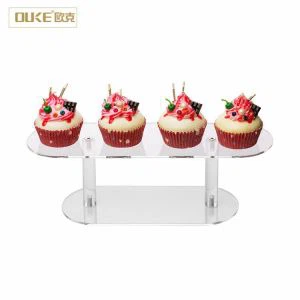 Heildverslun Clear Four Holes Ice Cream Keila Holder