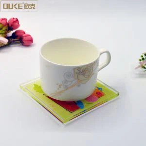 Heildverslun Tafla Skreyting Clear Acrylic Coaster