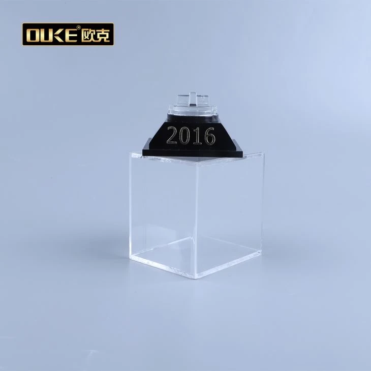 Clear Acrylic Wedding Ring Box Lucite Ring Case