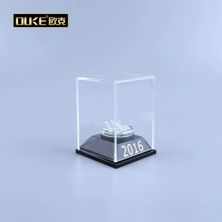 Clear Acrylic Wedding Ring Box Lucite Ring Case