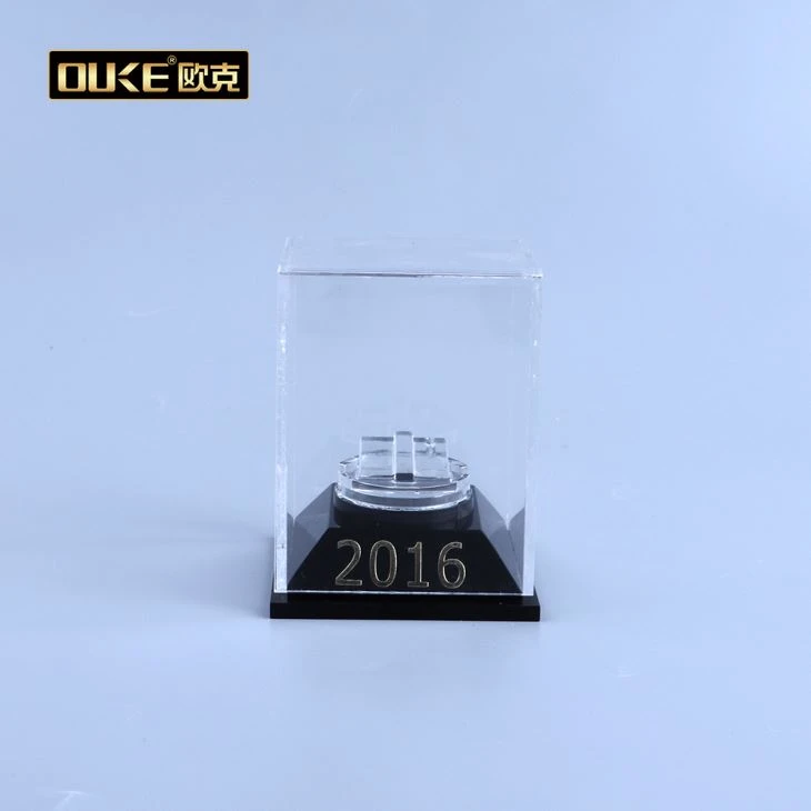 Clear Acrylic Wedding Ring Box Lucite Ring Case